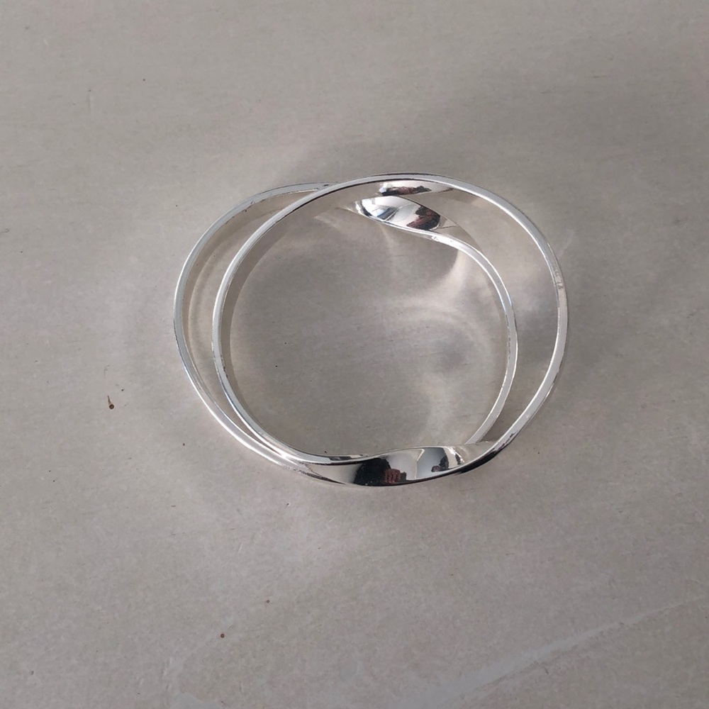 Silver bangles
